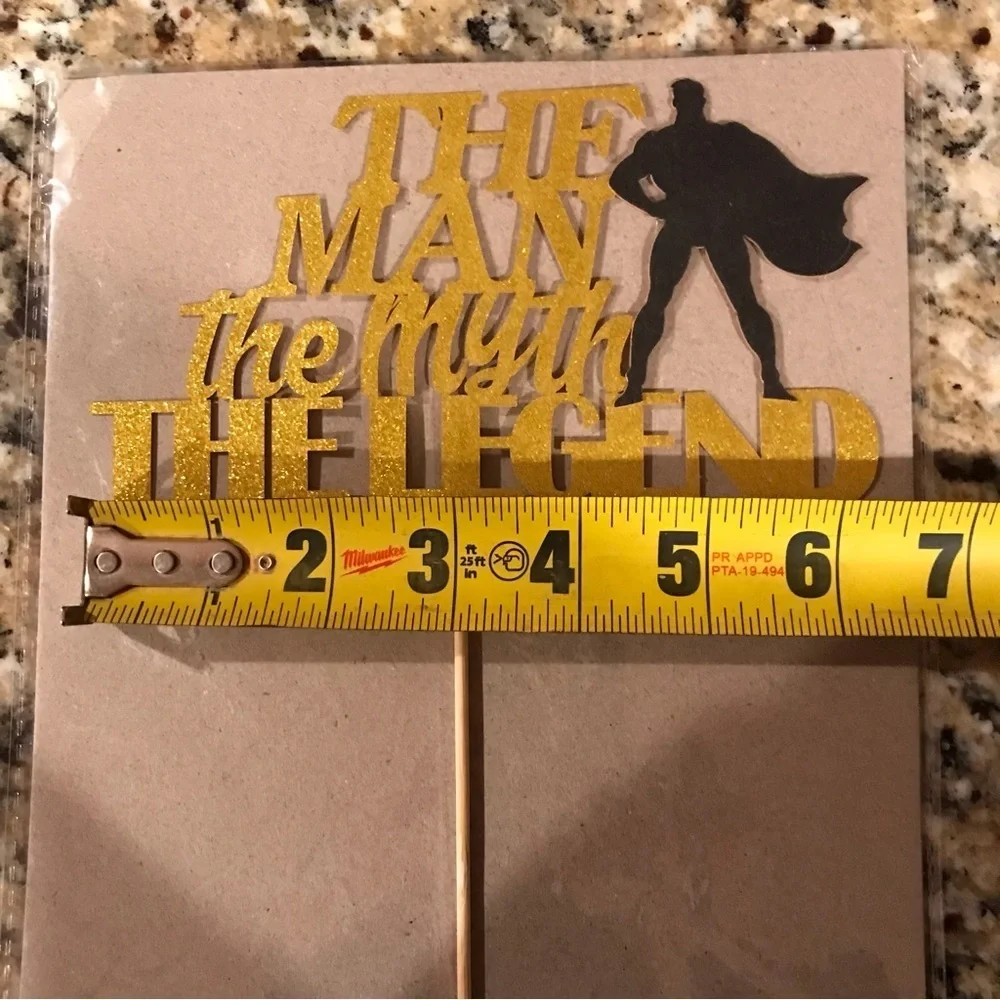 🎂The Legend Cake Topper